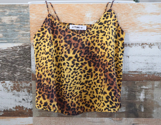 Leopard print S/S blouse