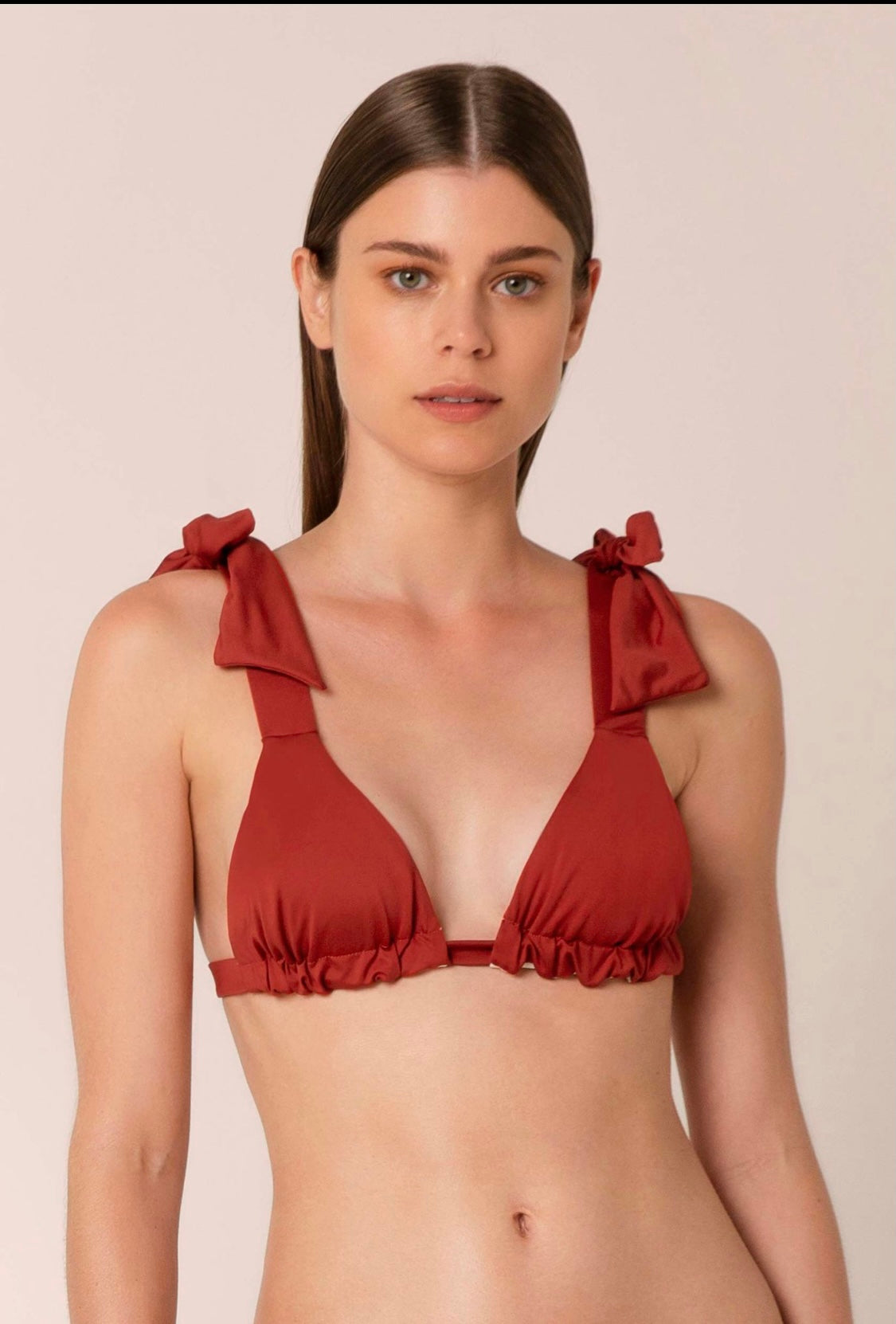 Red bikini top